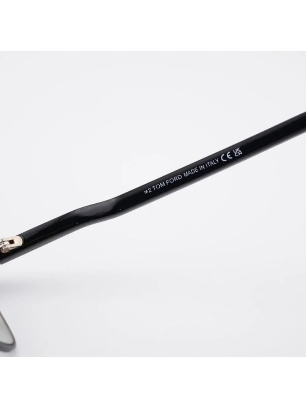 Tom Ford FT1119-D 01A Sunglasses Shiny Black Browline Frame, Smoke Lenses